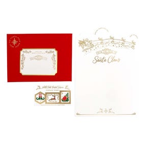 Personalised Letter From Santa Claus, Addressed Envelope and North Pole Postage Stamps, Christmas Eve Box Gift, Christmas Present