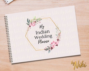 Indian Wedding Planner | Wedding Budget Wedding Checklist Wedding Timeline Wedding Journal Wedding Organiser | Hindu Wedding Digital Planner