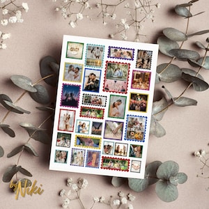 Sellos personalizados / Sellos decorativos para imprimir en casa, Sellos para cargar fotografías / Álbum de recortes, Invitación, Tarjeta de felicitación, Tarjeta de Navidad, Boda, Carta