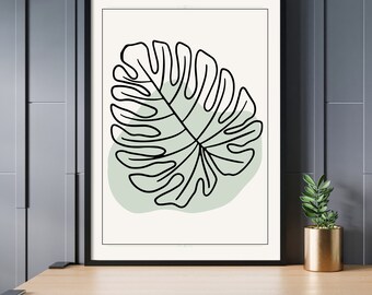 Grün beige LinienKunst, Boho Kunst, Abstract Wand dekor, Boho Hängekunst, druckbare Kunst, Sofortiger Download