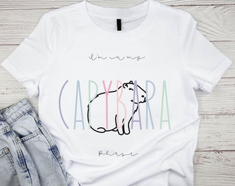 Capybara Shirt, Cute Shirt, High Quality, Pastell mulitble Colors, I'm in my Capybara phase, Unisex fit