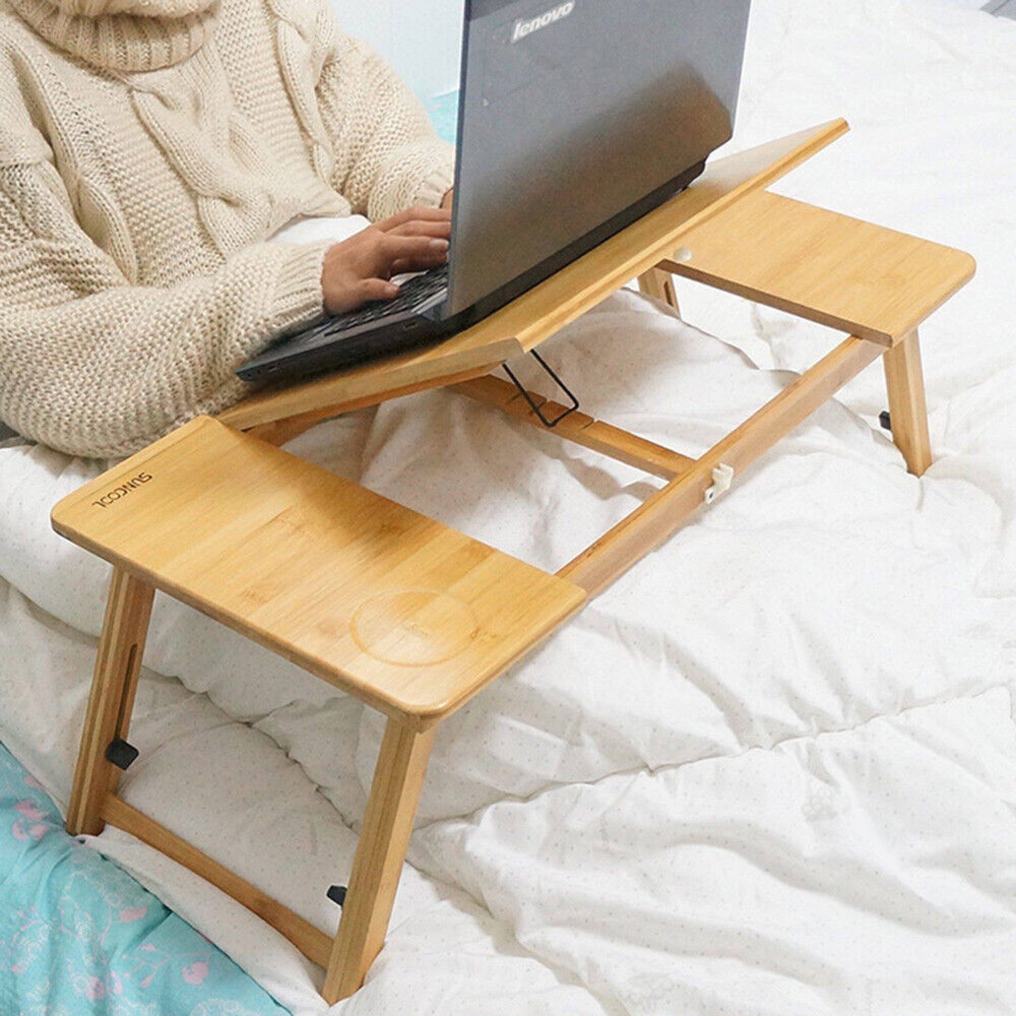 Bamboo Laptop Stand Wood Laptop Stand Lap Desk Table Etsy