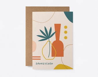 Dankeschön - German Thank You Greeting Card