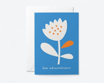 Bon anniversaire - Carte de voeux - French Birthday card