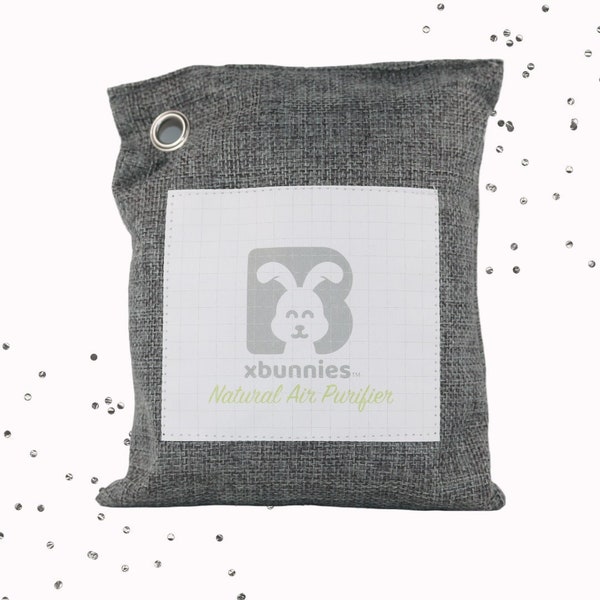 Home & Hotel Design Natural Deodorizer - 100% Charcoal bag -Gray , Safe for all.