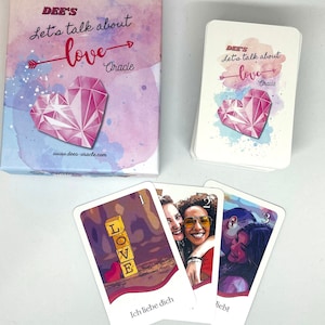 Love Oracle Parlons d'amour - pensées et sentiments de votre homologue - cartes oracle - cartes de divination - lecture d'amour - partenaire de l'âme