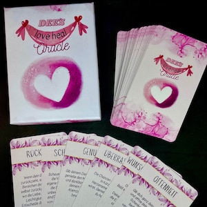 Oráculo del amor - curación en el proceso con el alma gemela y alma dual - cartas del oráculo - tarot - cartas de adivinación