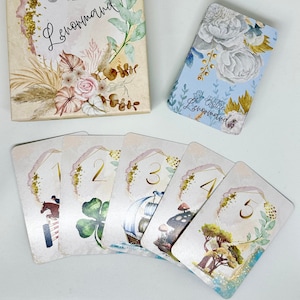 Cartes Oracle Lenormand au design romantique