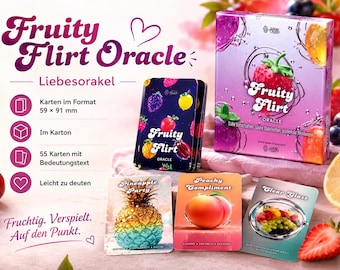 Fruity Flirt Oracle – the cheeky and fruity love oracle (55 cards)