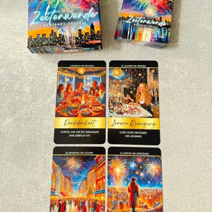 Oráculo del punto de inflexión de Dee - oráculo general - Nochevieja - Año Nuevo - cartas de adivinación intuitivas - cartas del oráculo - fácil de interpretar