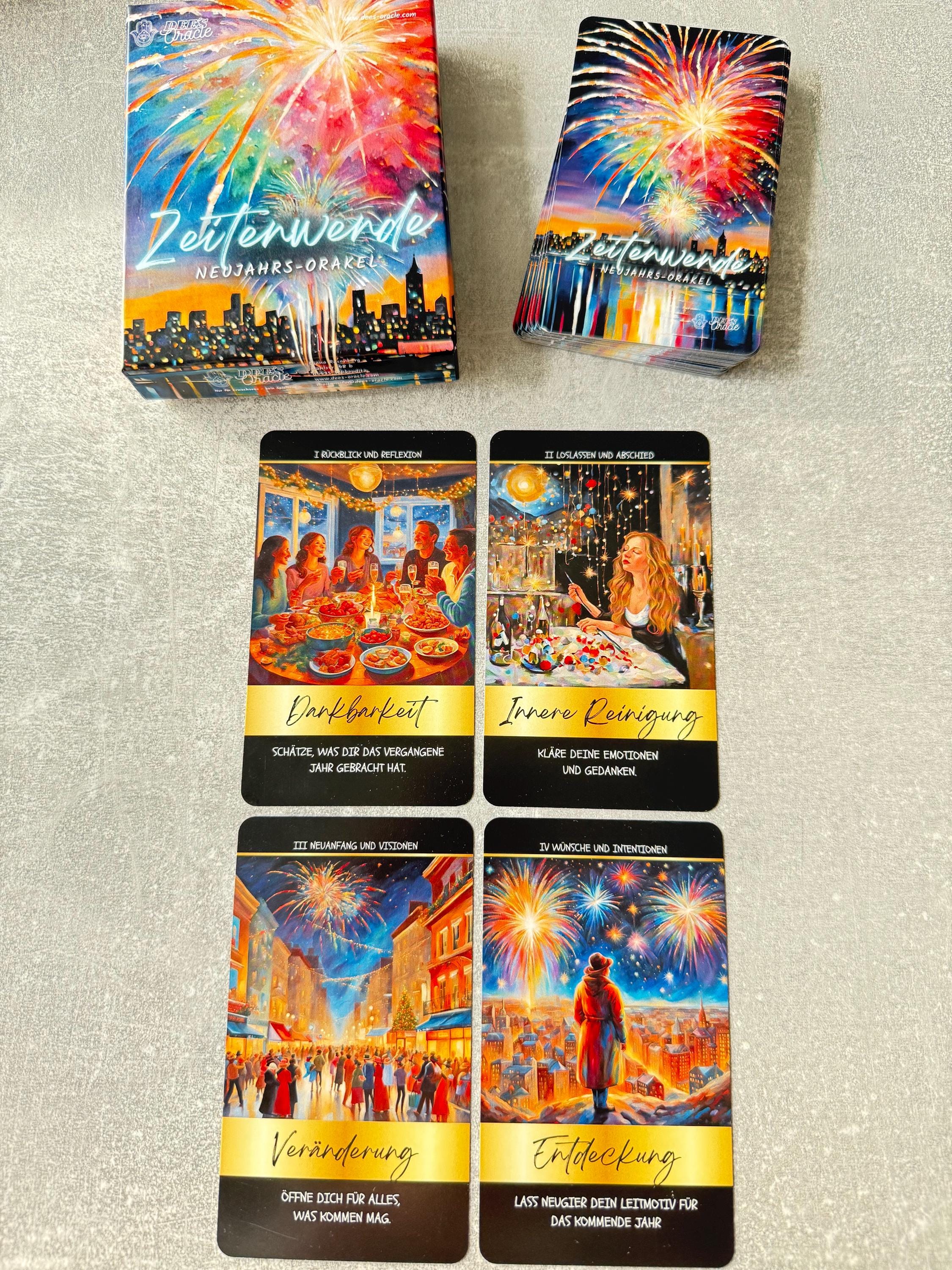 Dee's Turning Point Oracle - general oracle - New Year's Eve - New Year - intuitive fortune-telling cards - oracle cards - easy to interpret