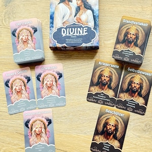 Oráculo del Equilibrio Divino - Cartas de Oráculo - Energía Divina Femenina y Masculina - Proceso de Llama Gemela