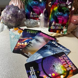Dee’s Oracle of Colours - allgemeines Orakel -  Kartenspiel - Engelkarten  -  intuitive Wahrsagekarten - Orakelkarten- leicht zu deuten