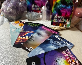 Dee’s Oracle of Colours - general oracle - card game - angel cards - intuitive fortune telling cards - oracle cards - easy to interpret