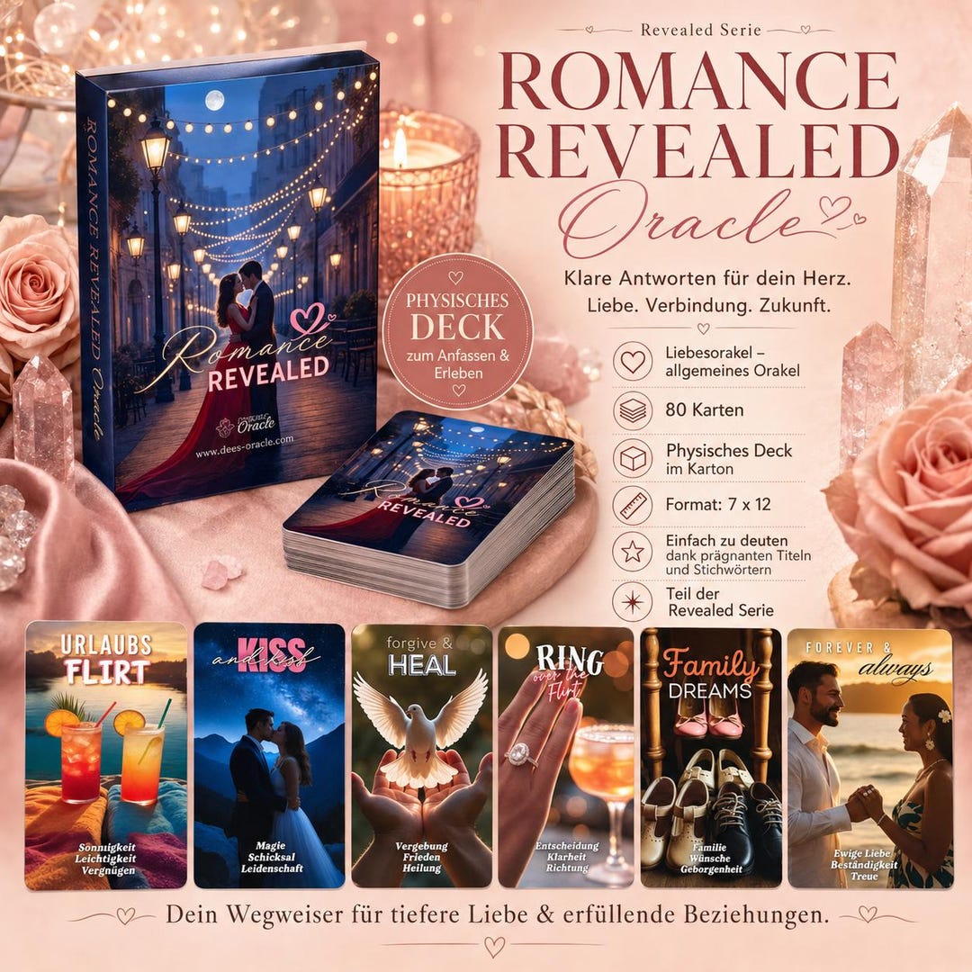 Romance Revealed - Oracle - Love Oracle - Card Game - Angel Cards