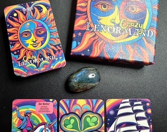 Cartes divinatoires Lenormand folles de Dee / Oracle allemand / Jeu de divination / Cartes oracles / Cartes pour l'avenir / Oracle intuitif / Nouveau