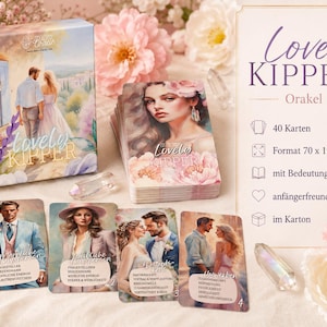 Lovely Kipper fortune-telling cards - oracle cards - German - card game with interpretation aid