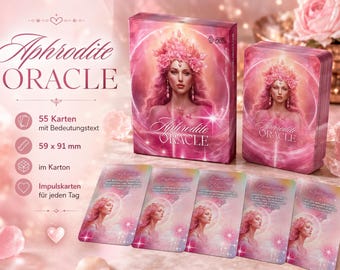 Aphrodite Oracle / Goddess Oracle / General Oracle Cards / Love Oracle / Intuitive Oracle / New