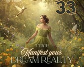 Manifest Your Dream Life – Magisches Manifestations-Kit für Liebe, Geld, Erfolg & Fülle | Energieübertragung, Meditation und Ritual-Guide