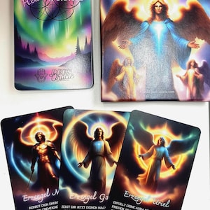 Oráculo de Energia de Cura - Energias de cura do céu - Cartas do Oráculo - Cartas de adivinhação - Lenormand - Tarô - Caminho da alma