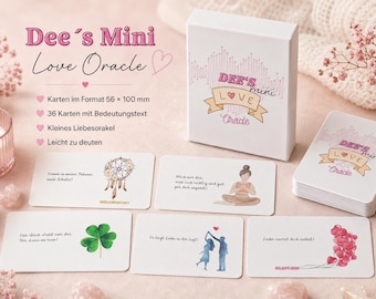 Small Love Oracle by Dee / Fortune Telling Game / Card Reading / Oracle Cards / Impulse Cards / Love Reading