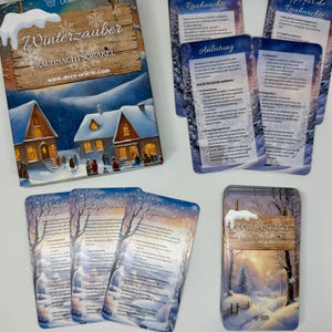 Oráculo mágico de inverno - cartas de oráculo para noites difíceis - Tarô - Lenormand - cartas de adivinhação