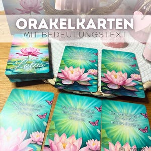 Helend Lotus Orakel - 40 helende boodschappen voor jou - Orakelkaarten voor volwassenen - zelfliefde - mindfulness