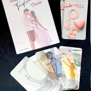 Liebesorakel  Dee’s Twinflame Orakel  speziell für  Dualseele & Seelenpartner / Kartenspiel / Wahrsagekarten / Tarot / Lenormand