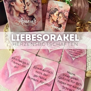 Dee’s Amour Mystère Oracle  - Liebesbotschaften / Deutsches Orakel  /  / Orakelkarten / Liebesorakel  / intuitives Orakel / Neuheit