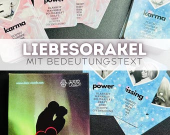 Dee’s Love Mirror Oracle - Fortune-telling cards / German oracle / fortune-telling game / oracle cards / love oracle / intuitive oracle / novelty