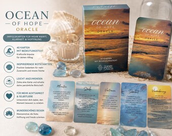 Dee’s Ocean of Hope Oracle - Messages for Every Day / Oracle Cards / Impulse Cards / Angel Cards / Tarot / Lenormand / Fortune Telling Cards