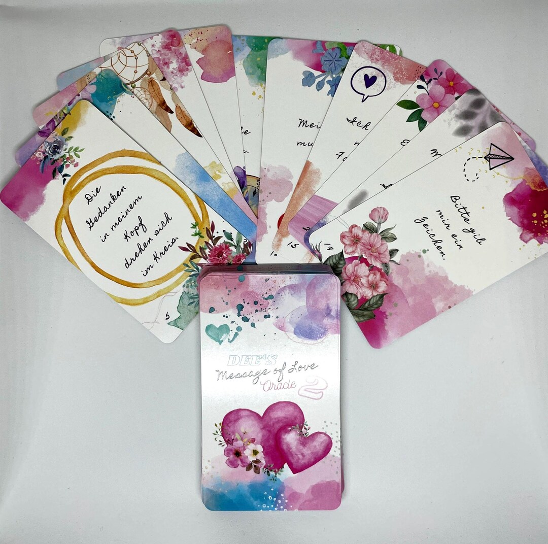 Love Oracle Message of Love 2 / Oracle Cards / Love Reading / Fortune ...