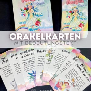 Dee's Angel Oracle - juego de cartas - cartas de ángeles - cartas intuitivas de adivinación - cartas de oráculo - fácil de interpretar