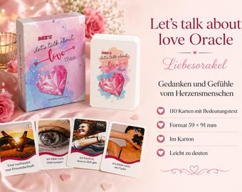 Love Oracle: Let's talk about love - Thoughts and feelings of your partner - Oracle cards - Fortune telling cards - Love reading - Soulmate