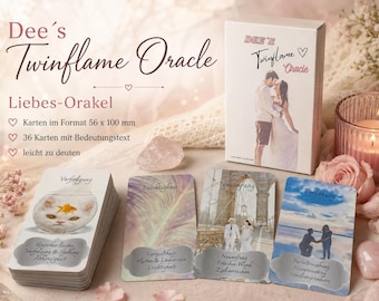 Love Oracle Dee’s Twinflame Oracle especially for twin flames & soulmates / Card game / Fortune telling cards / Tarot / Lenormand
