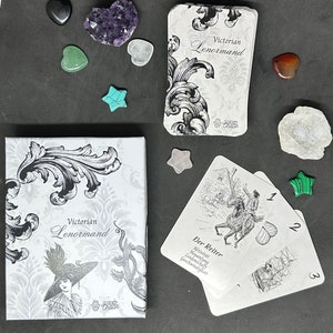 Victorian Lenormand inkl. 19 Zusatzkarten mit Deutungstext für Anfänger und Fortgeschrittene - deutsch - leicht zu deuten   - Orakelkarten