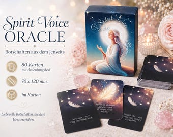 Oracolo della Voce Spirituale di Dee - Oracolo degli Antenati - Aldilà - Stelle - Carte divinatorie intuitive - Carte oracolo - facili da interpretare