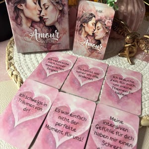 Dee's Amour Mystère Oracle - Wiadomości miłosne / Niemiecka Wyrocznia / / Karty Wyroczni / Wyrocznia Miłości / Intuicyjna Wyrocznia / Nowość