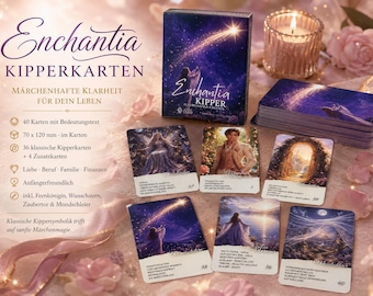 Enchantia Kipper Cards – Enchanting Clarity for Your Life - Cards with Meaningful Texts - Beginners and Advanced Readers