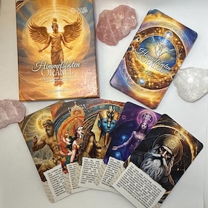 Oráculo de los Mensajeros Celestiales - 40 mensajes poderosos de los dioses de todas las culturas - cartas de oráculo - amor propio - atención plena