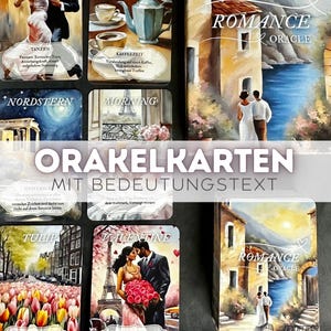 Oráculo Romance de Dee - 110 peças - cartas de oráculo geral - versátil - fácil de interpretar - - Tarot - cartas de adivinhação intuitivas