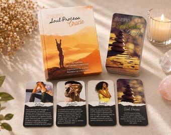Oracolo di Dee - Oracolo - Amore per se stessi - Percorso dell'anima - Carte oracolo / Gioco di carte / Carte divinatorie / Tarocchi / Amore per se stessi / Carte dell'impulso