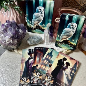 Mystische Eule Kipper by Dee’s Oracle Wahrsagekarten - Orakelkarten - Kartenspiel mit Deutungshilfe
