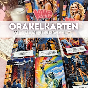 Dee’s Love in the City Oracle   / Single- Orakel   /  Orakelkarten / Liebesorakel  / intuitives Orakel / Neuheit