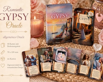 Dee’s Romantic Gypsy Oracle - Modern Fortune Oracle - Witch's Oracle - Oracle Cards - Gypsy Cards - Lenormand - Tarot