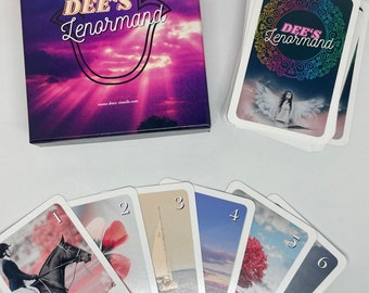 Dee‘s Lenormand mit Deutungstext für Anfänger und Fortgeschrittene - deutsch - leicht zu deuten   - Orakelkarten