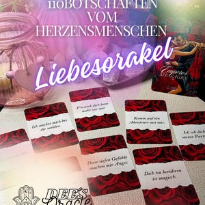 Dee’s Emperor Messages Oracle - 110 messages de la personne de cœur - cartes oracle d’amour - Tarot - cartes de divination intuitives