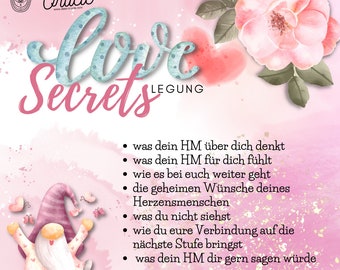 Love Secrets Tarot Card Reading - Love - Secrets of Your Partner - Tarot - Card Reading - Soulmate - Twin Flame - in English & German