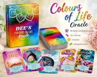 Oracle Cards Dees Colours of Life Oracle - general oracle cards for every day - Tarot - Lenormand