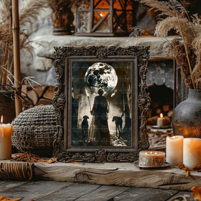 Hecate Greek Goddess Sepia Baroque Photo Hekate Moon Crossroads hecate-greek-goddess-sepia-baroque-photo-hekate-moon-crossroads